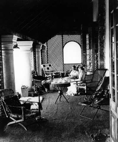 Archie Chamberlins Bungalow, Ceylon, 1877 von English Photographer